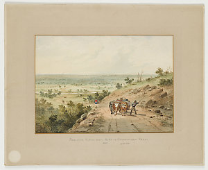 Adelaide Plains from road to Government Farm, 1842 / Sa...