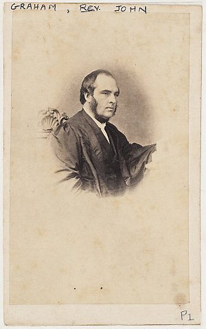 Reverend John Graham, ca. 1863-1870 / photographer T.S....