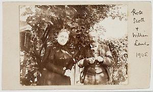 Rose Scott and William Lane, 1905 / photographer unknow...