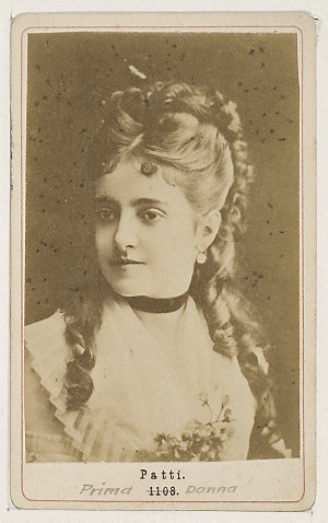 Adelina Patti, prima donna, early 1870's / photographer...