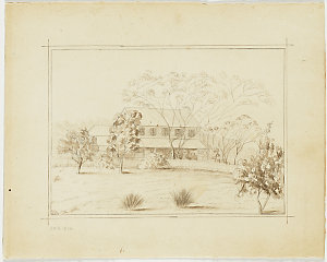 Item 08: Drawing of Clare House, Killarney, New South W...