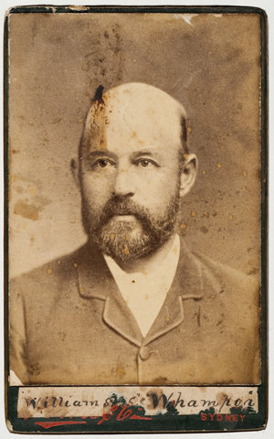 Captain James E. Williams of the ship Whampoa, ca. 1883...