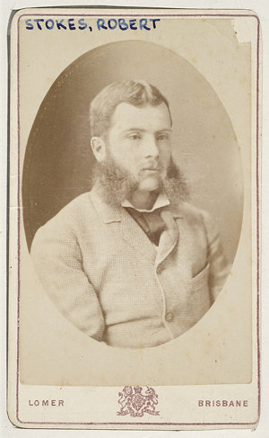 Robert Stokes, 1878 / photographer Albert Lomer