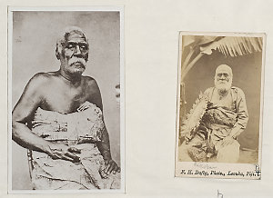 Seru Epenisa Cakobau of Fiji, ca. 1875 / photographer F...