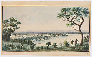 View of Perth, West Australia, 1842