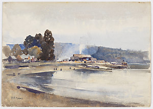 Item 06: [Lagoon scene, ca. 1920s] / by B.E. Minns