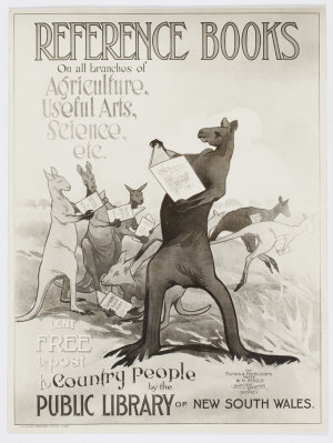 Item 609A: Photographic copy of poster advertising the ...