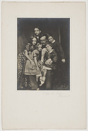 Edmund Blacket and his five eldest children, ca. 1855-1...
