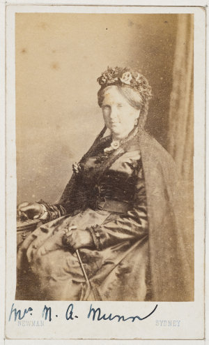 Mrs Matthew Adam Munn, nee Fleming, between 1869-1873 /...