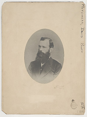 David Scott Mitchell, book collector, 1870's / J. Huber...