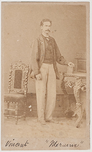 Captain Frank M. Vincent, of the ship Marama, ca. 1868 ...