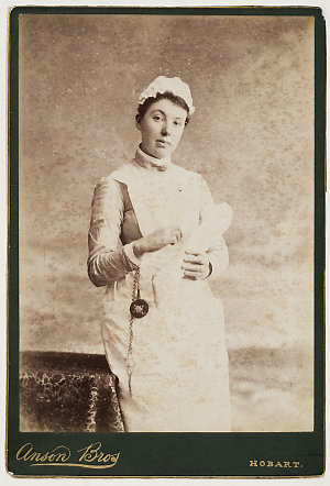 Recamia (Camie) Graves, nurse, Hobart, ca. 1880-1885 / ...