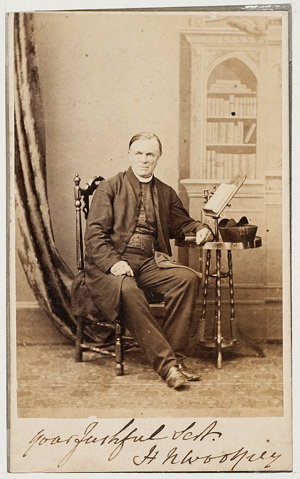 Reverend H. N. Woolley, between 1862-1866 / photographe...