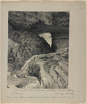 Item 11: Grande grotte d'entree de Jenolan, 1894 / Albe...