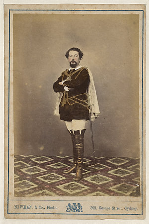 Henry Squires, American tenor, as Raoul in Les Huguenot...