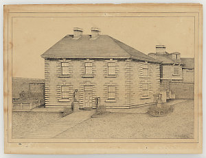 Series 01: [Drawing of Governor's house, Berrima Gaol, ...