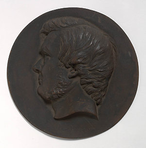 [Sir James Martin], 1854 / bronze portrait medallion ca...