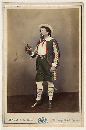 Henry Squires, American tenor, as Elvino in La Sonnambu...