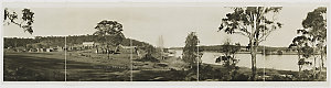Panoramic view of the employee's cottages, Moruya Quarr...