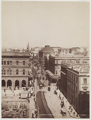 George Street looking south from Paling's warehouse, Sy...
