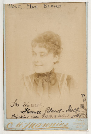 Mrs Bland Holt, actor, ca. 1895 / photographer C. H. Ma...