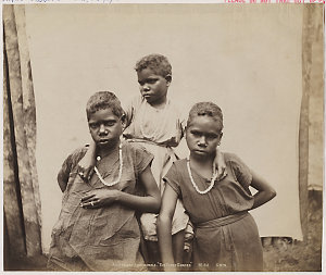 Australian Aboriginals - "The Three Graces", 1894- / ph...