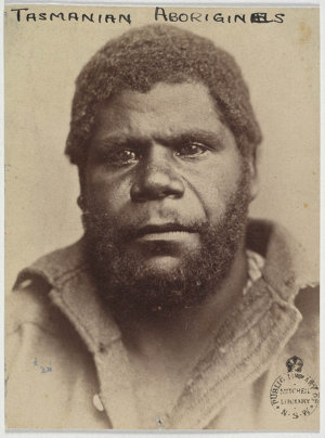 Tasmanian Aborigines, 1866 / photographed by Charles Al...