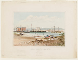 Item 03: Port Adelaide, S.A., ca. 1845 / possibly by S....