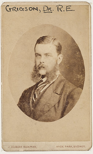 Dr Robert Edward Grigson, Muswellbrook ca. 1865 / photo...