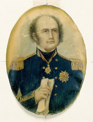[Sir John Franklin - watercolour portrait]
