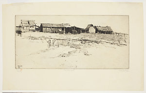 Item 07: The Farm Sheds, 1923 / Sydney Ure Smith