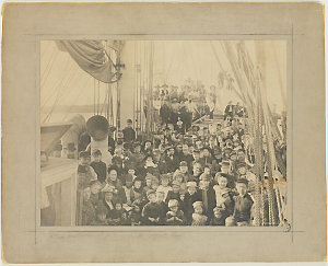 Emigrants on board the Royal Tar