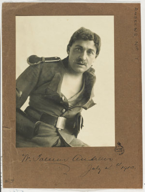 W. Talleur Andrews, singer and actor, 1913 / unknown ph...