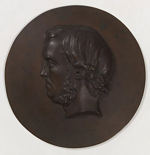 [Maurice Reynolds], 1854 / bronze portrait medallion ca...