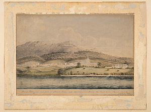 Mount Wellington and part of Hobart Town with Governmen...