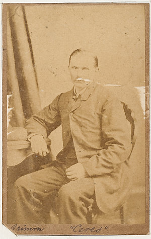 J. H. Grimm, captain of the ship Ceres, ca. 1866 / phot...