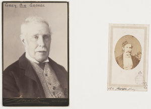 Sir George Grey, ca. 1862-1863 and ca. 1880 / photograp...