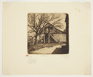 Item 08: The Barn, [at Clarendon], 1920 / Sydney Ure Sm...
