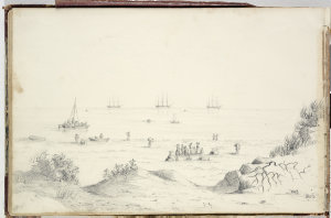 Item 2: Album of pencil sketches by Mary Stephen, nee H...