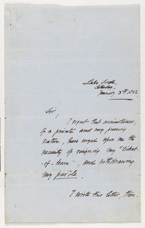 Letter from Thomas Francis O'Meagher to Thomas Mason, 3...