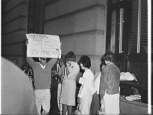 Anti-Vietnam protest demonstration outside the US Consu...