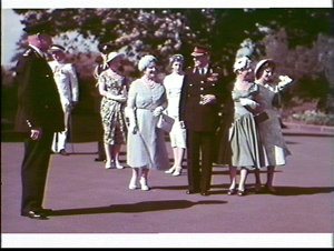 Elizabeth the Queen Mother with Governor Eric Woodward ...