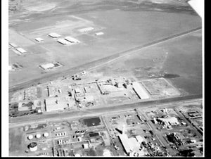 Aerial photograph of Union Carbide plant, Melbourne