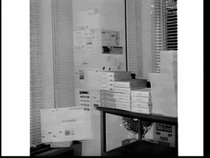 Advertising brochures in the printery, P. & O. office, ...