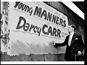 Australian featherweight boxing champion Darcy Carr fig...