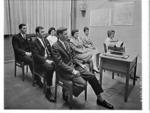 Bank staff in a training class, Rural Bank, Daking Hous...