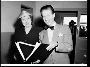 Milliner Aage Thaarup and Miss Lowry, David Jones