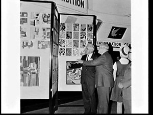 Opening of Furniture Show 1967 and its art exhibition, ...