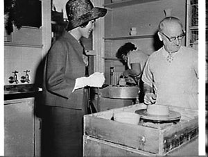 Queen Sirikit of Thailand visits the Red Cross Blood Ba...