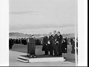 US President Lyndon Johnson arrives in Canberra